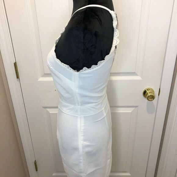 NWT Angel Biba white eyelet spaghetti strap dress - Picture 6 of 16